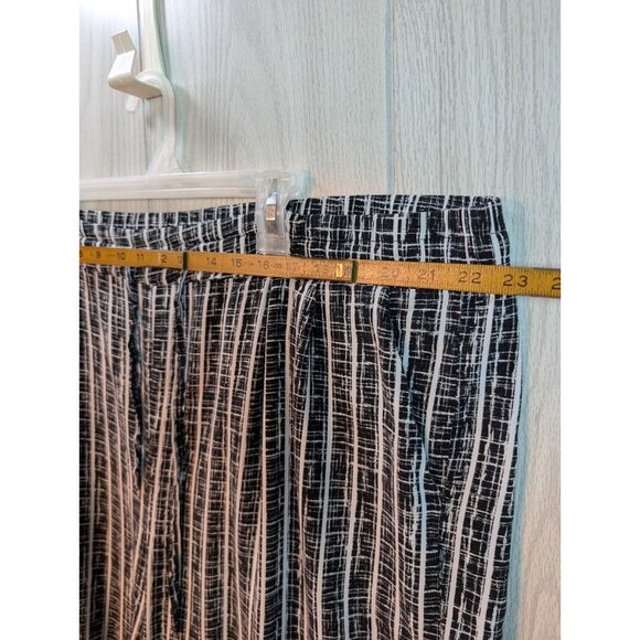 Torrid Challis Wide Leg Pants Women Plus 3 3R Stripe Casual Stretch Drawstring - Picture 8 of 9